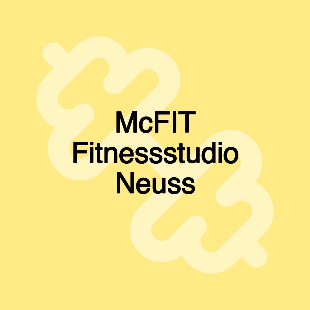 McFIT Fitnessstudio Neuss