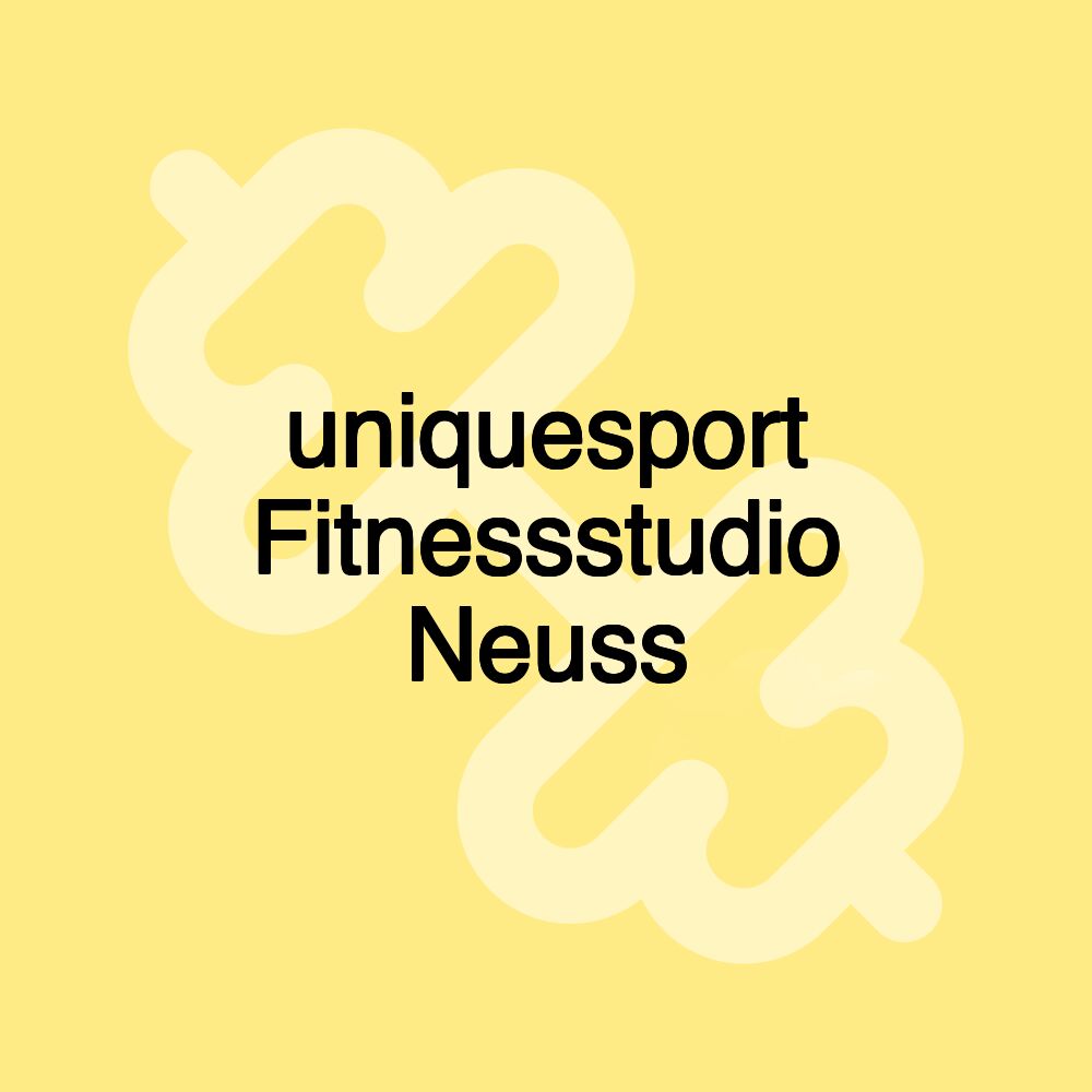 uniquesport Fitnessstudio Neuss