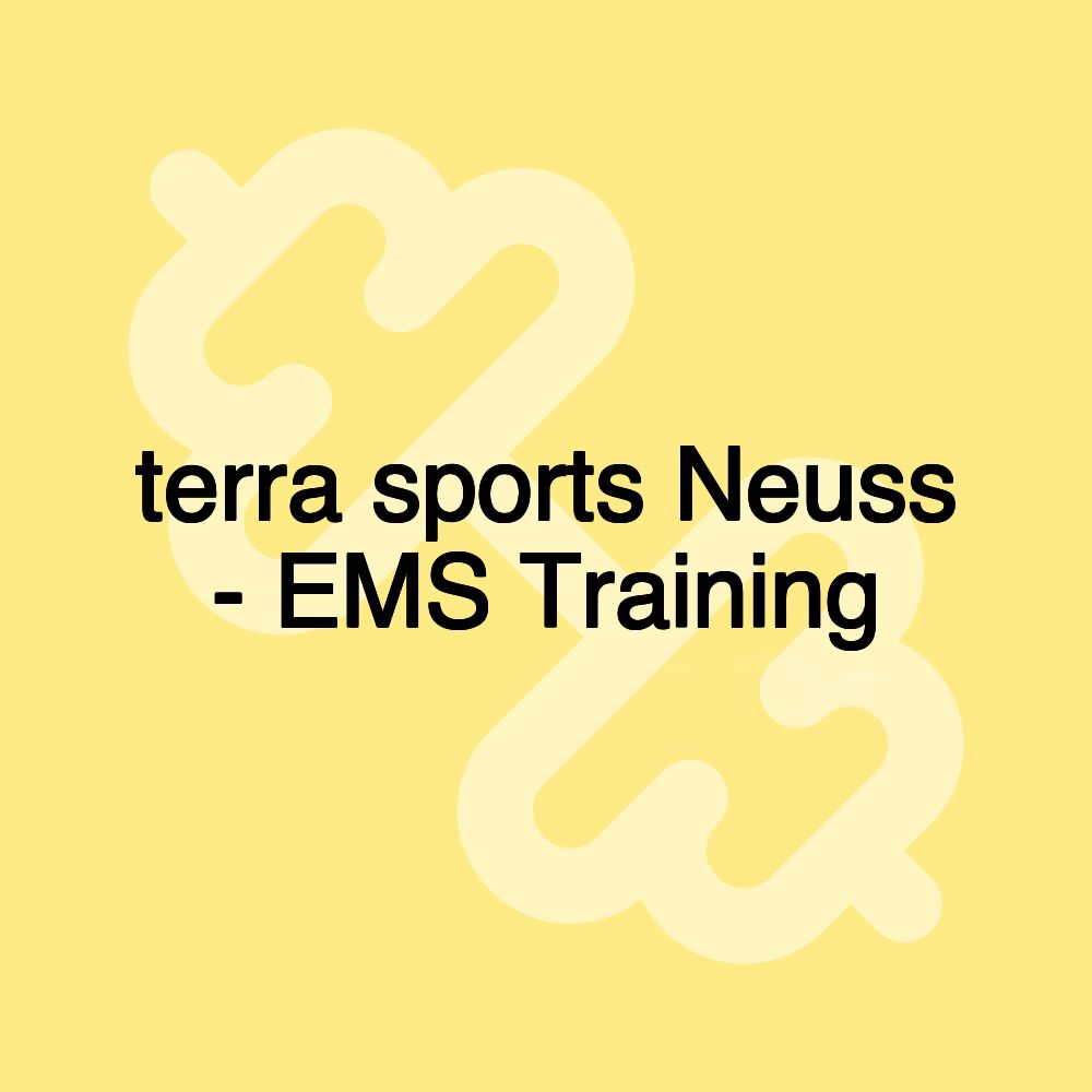 terra sports Neuss - EMS Training