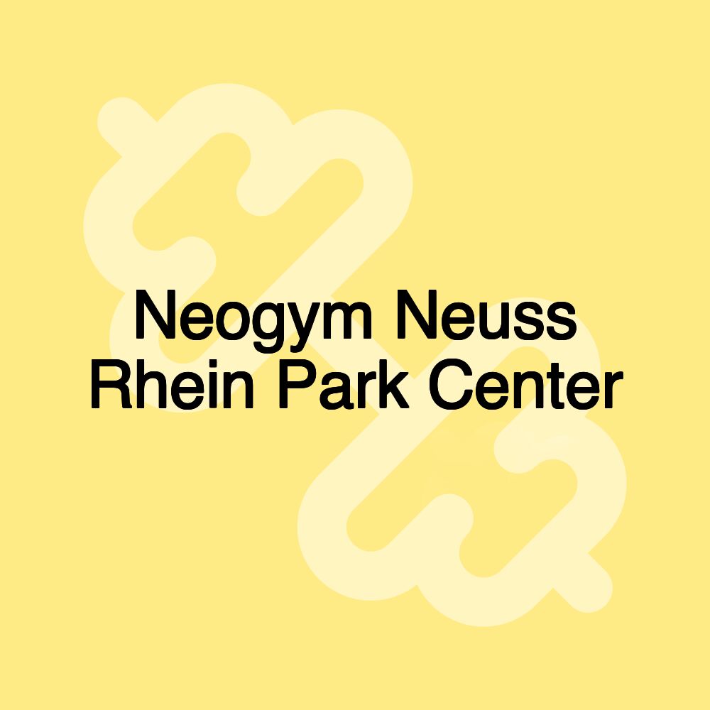 Neogym Neuss Rhein Park Center