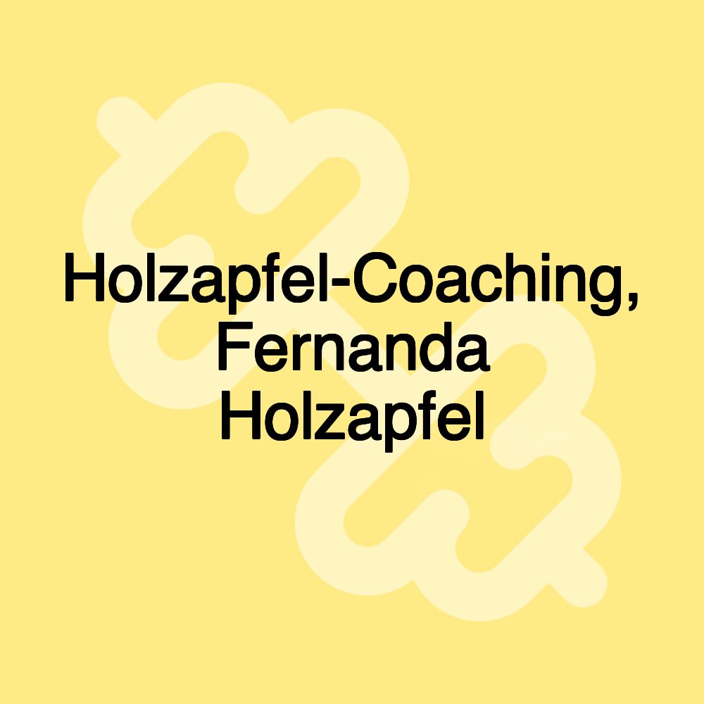 Holzapfel-Coaching, Fernanda Holzapfel