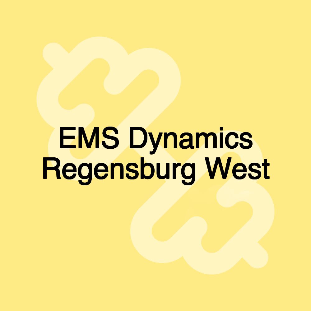 EMS Dynamics Regensburg West