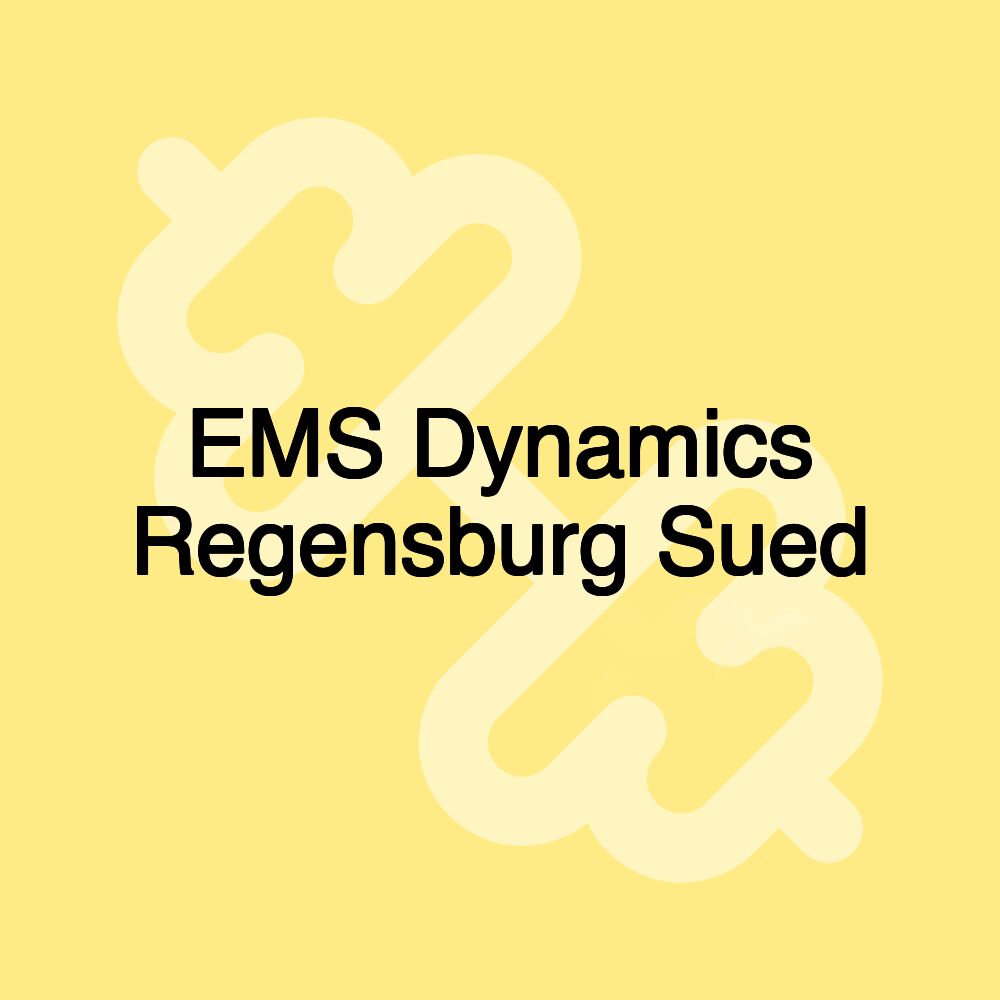 EMS Dynamics Regensburg Sued