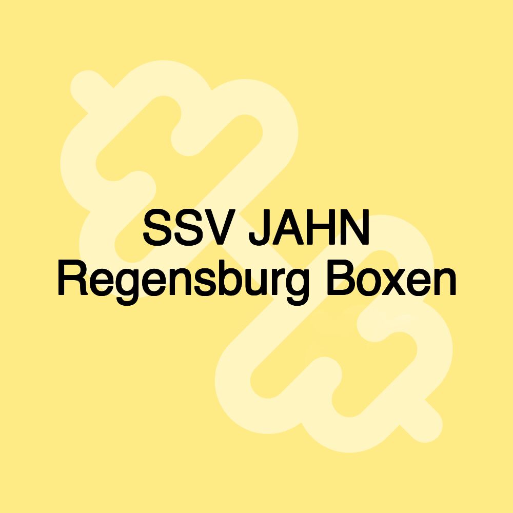 SSV JAHN Regensburg Boxen