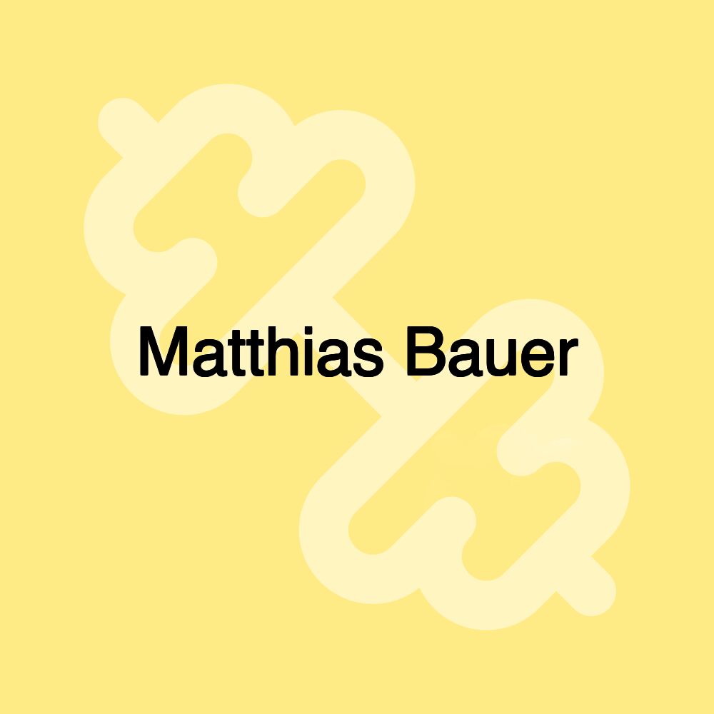 Matthias Bauer