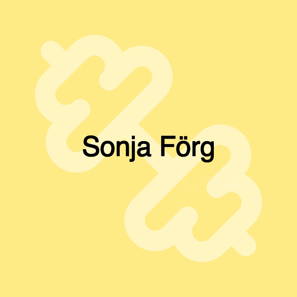 Sonja Förg