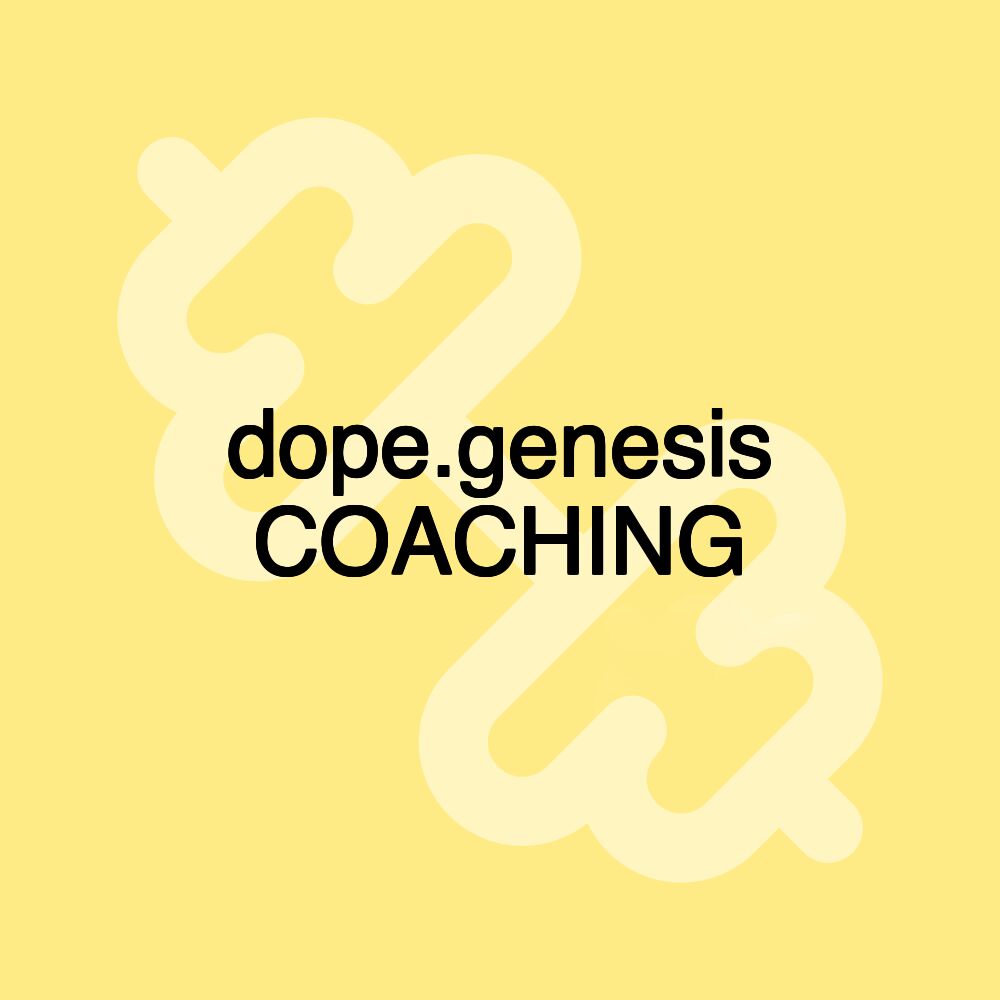 dope.genesis COACHING