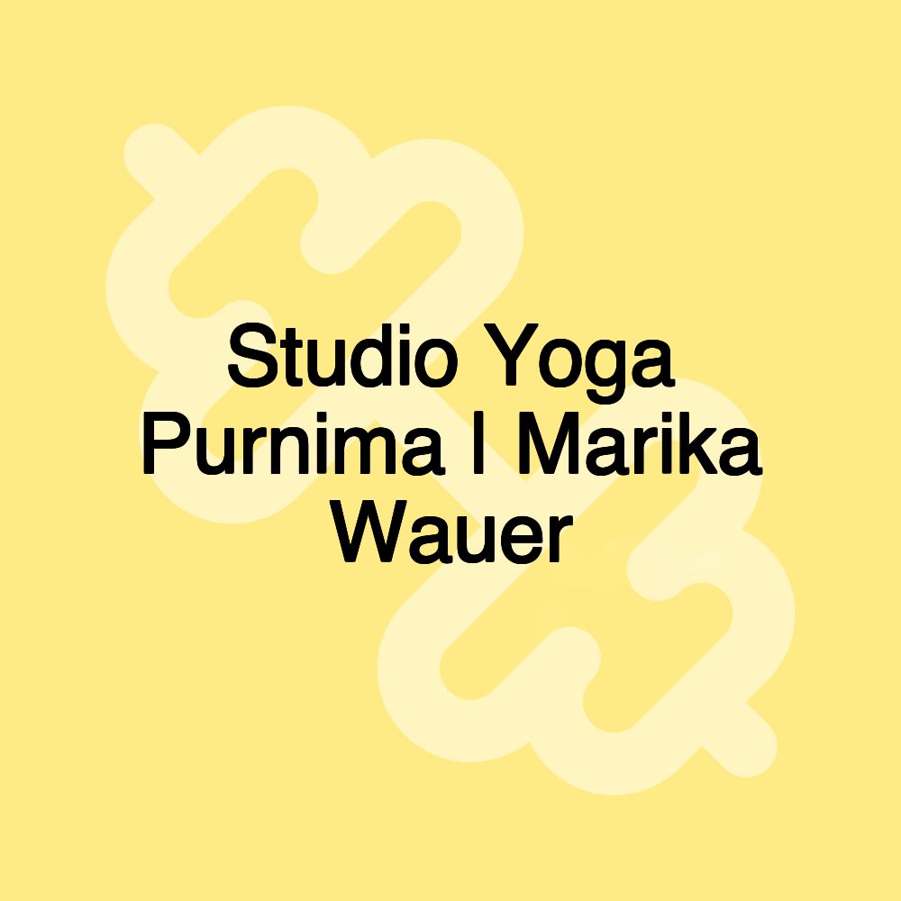 Studio Yoga Purnima | Marika Wauer