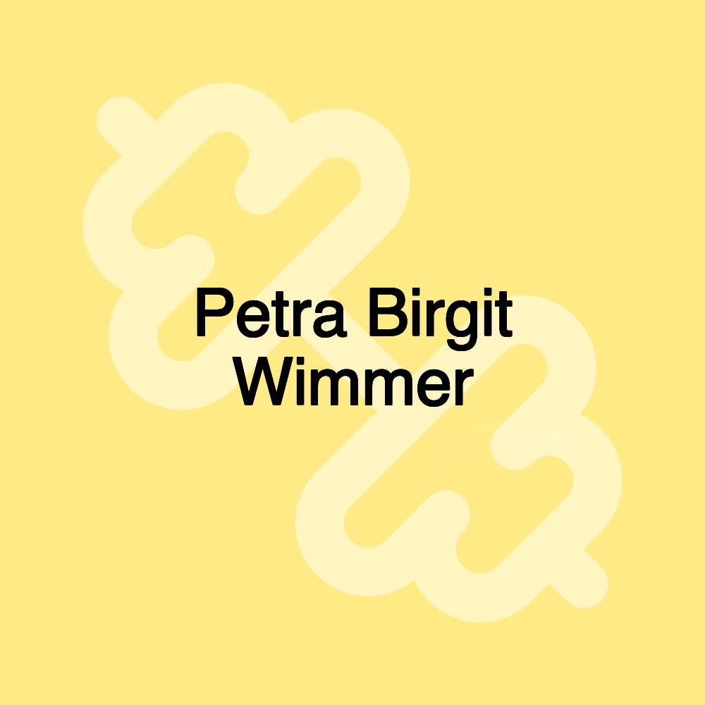 Petra Birgit Wimmer