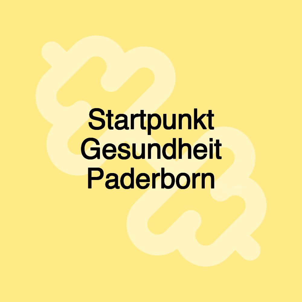 Startpunkt Gesundheit Paderborn