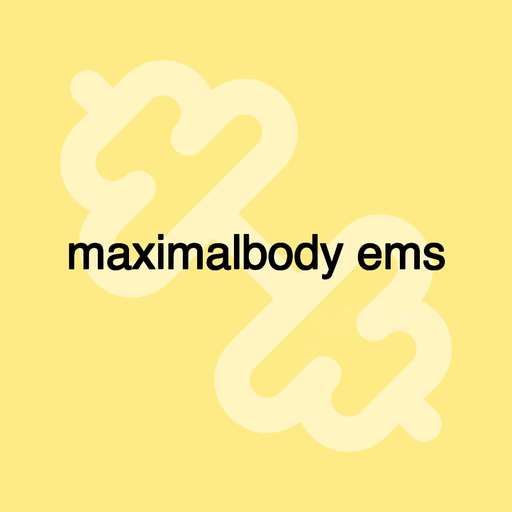 maximalbody ems