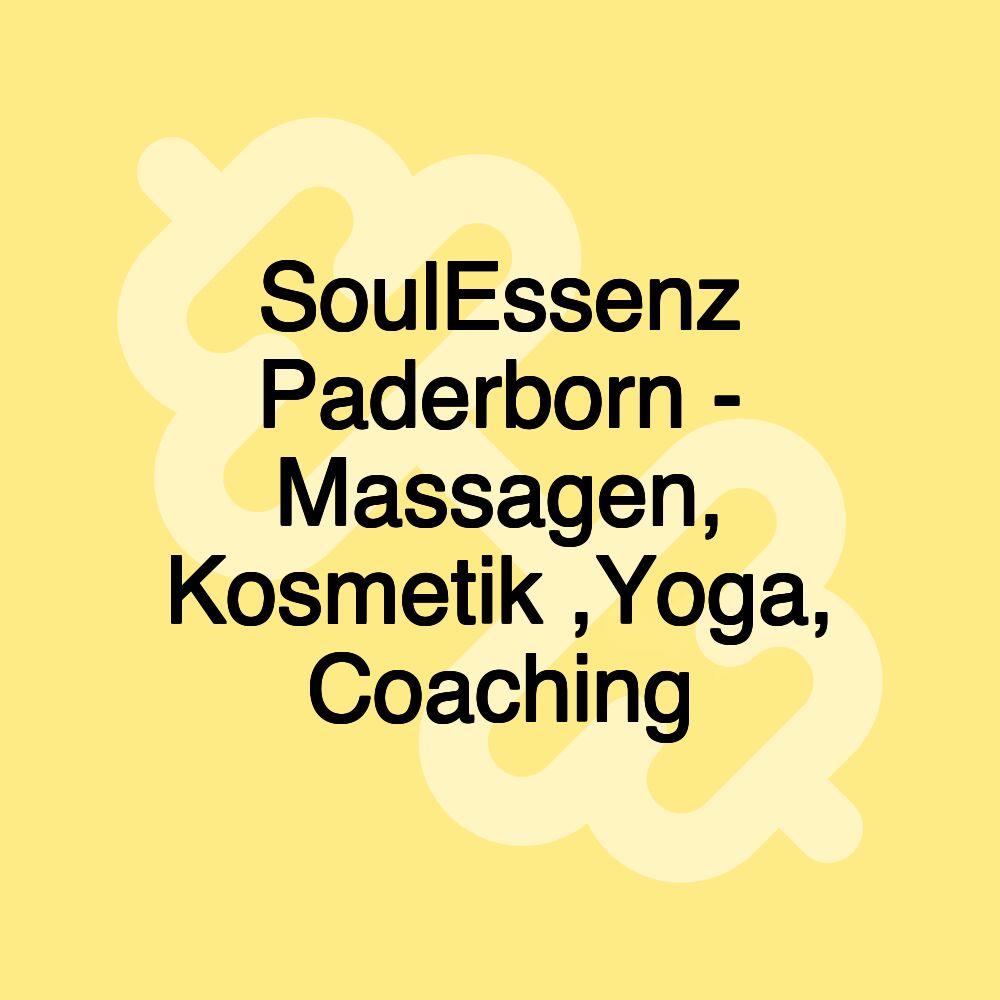 SoulEssenz Paderborn - Massagen, Kosmetik ,Yoga, Coaching