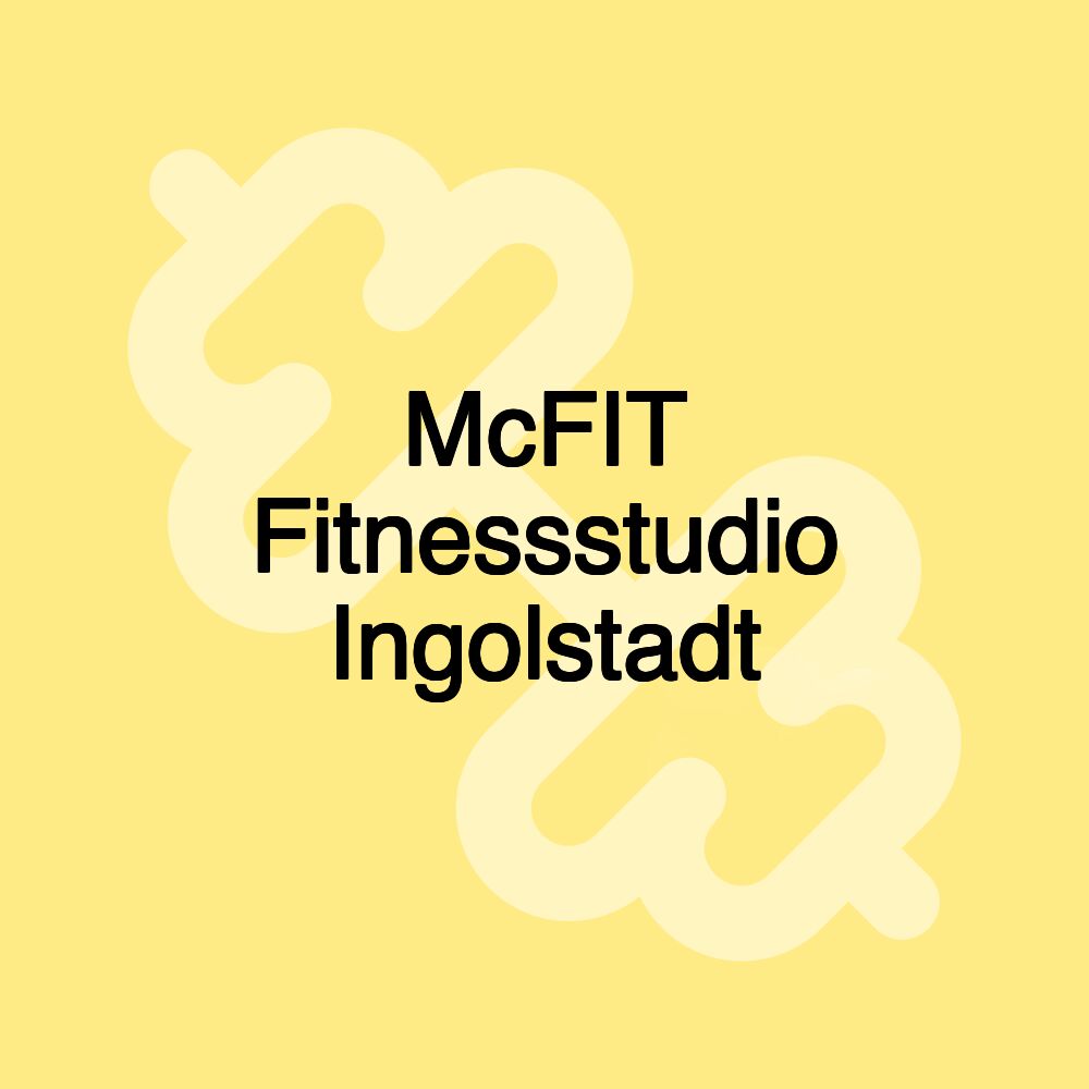 McFIT Fitnessstudio Ingolstadt