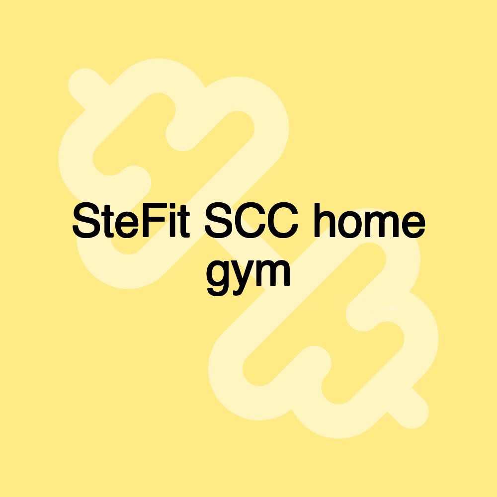 SteFit SCC home gym