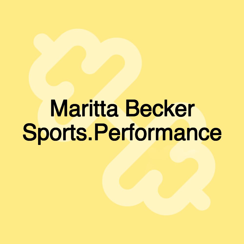 Maritta Becker Sports.Performance