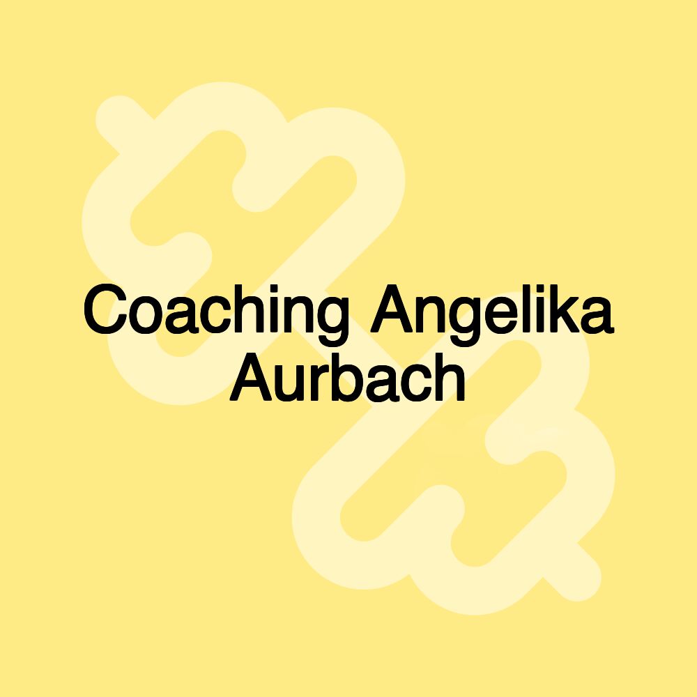 Coaching Angelika Aurbach