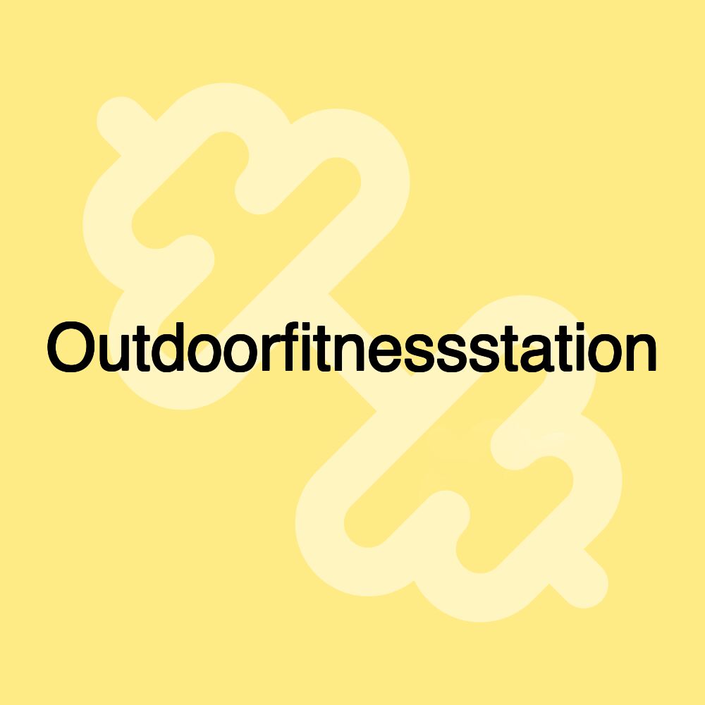 Outdoorfitnessstation