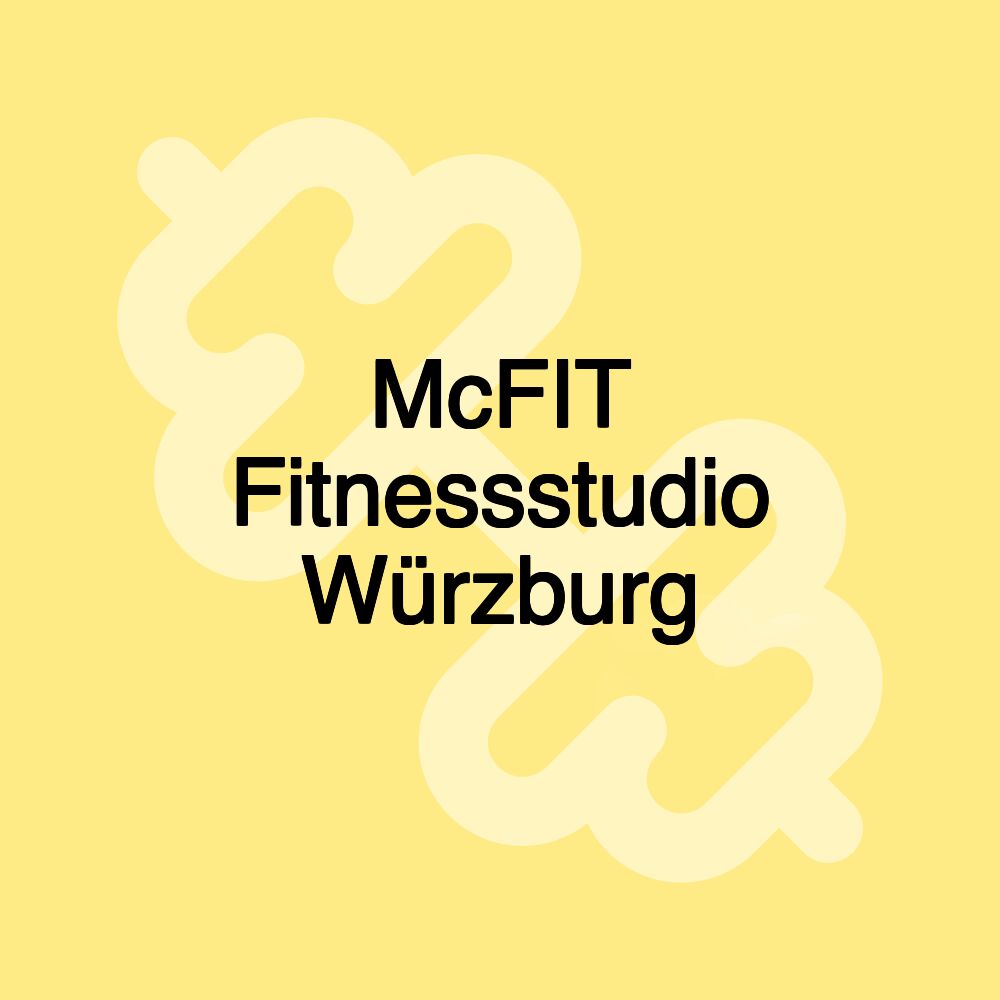 McFIT Fitnessstudio Würzburg