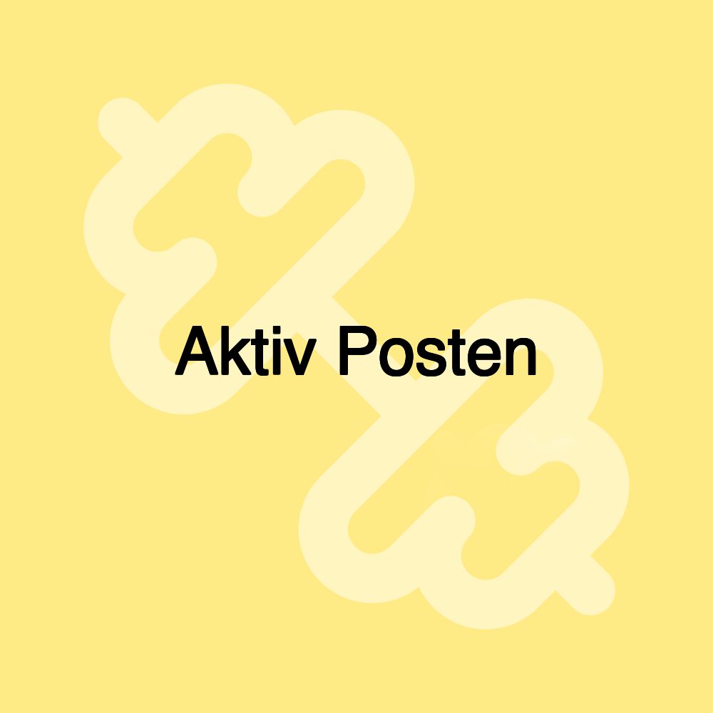 Aktiv Posten