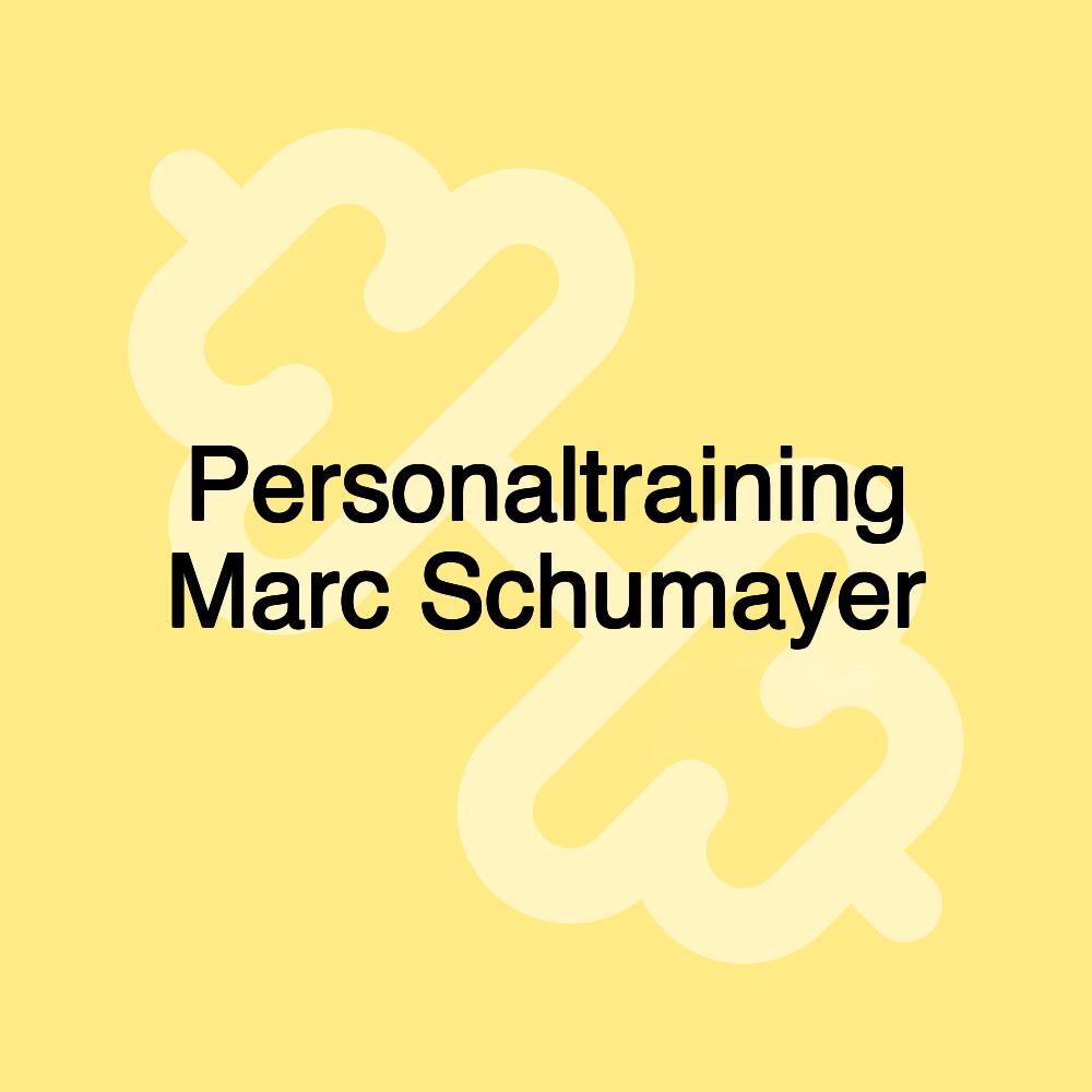 Personaltraining Marc Schumayer