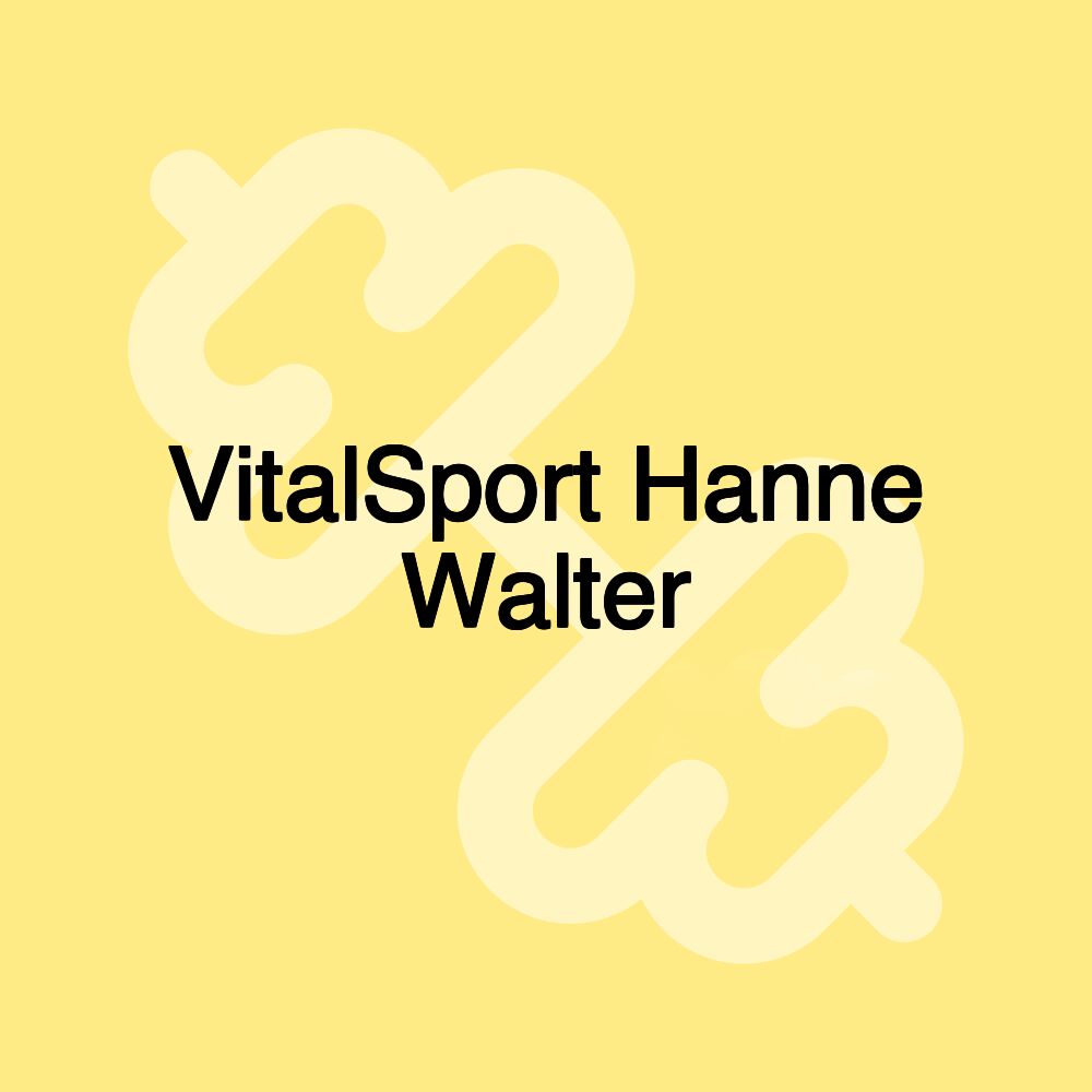 VitalSport Hanne Walter