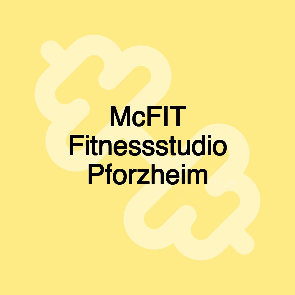 McFIT Fitnessstudio Pforzheim