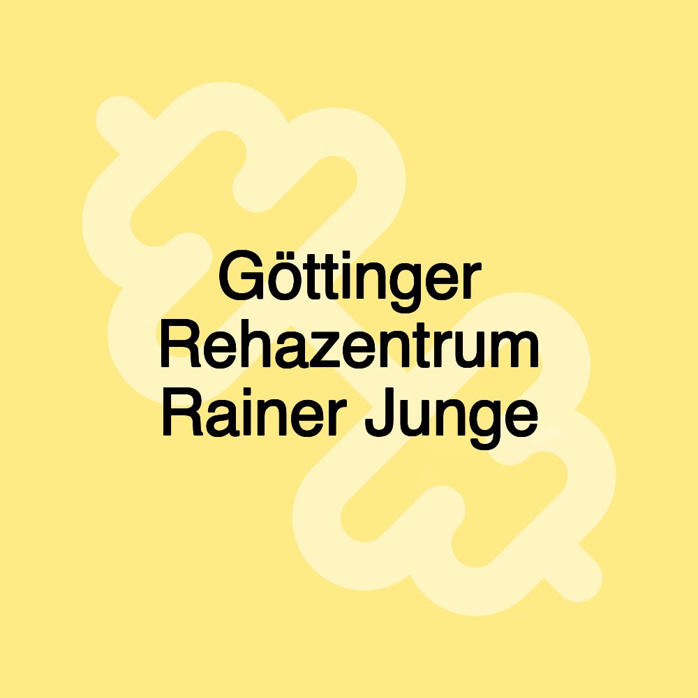 Göttinger Rehazentrum Rainer Junge