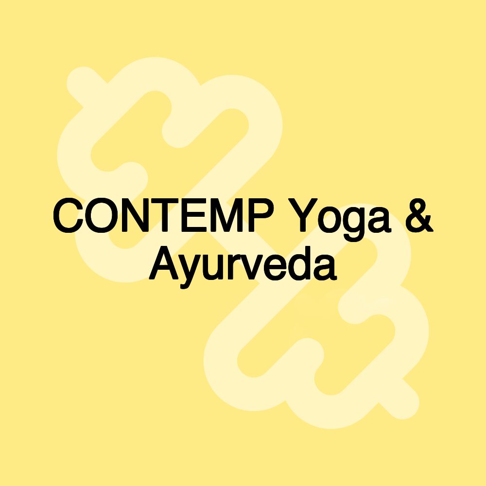 CONTEMP Yoga & Ayurveda