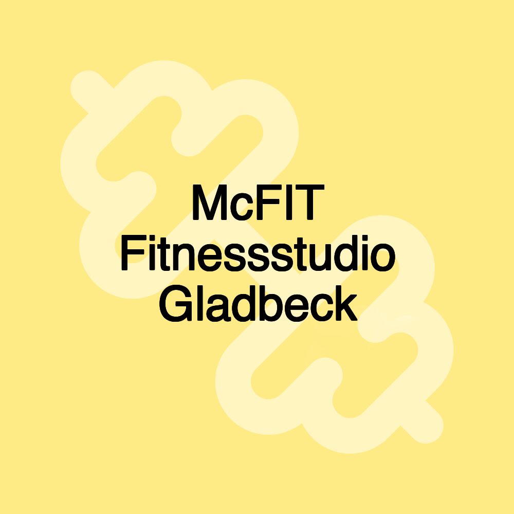 McFIT Fitnessstudio Gladbeck