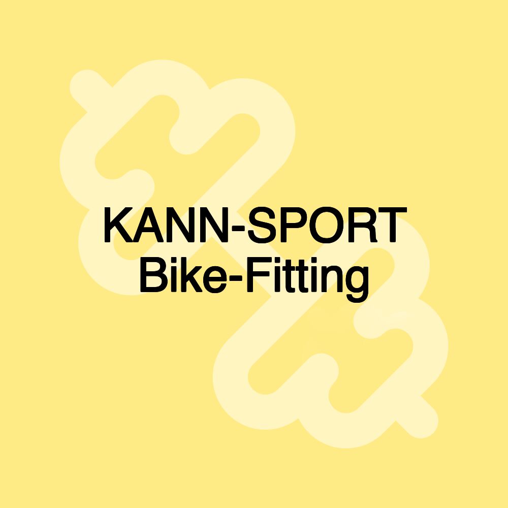 KANN-SPORT Bike-Fitting