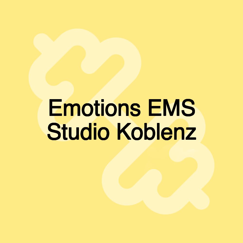 Emotions EMS Studio Koblenz