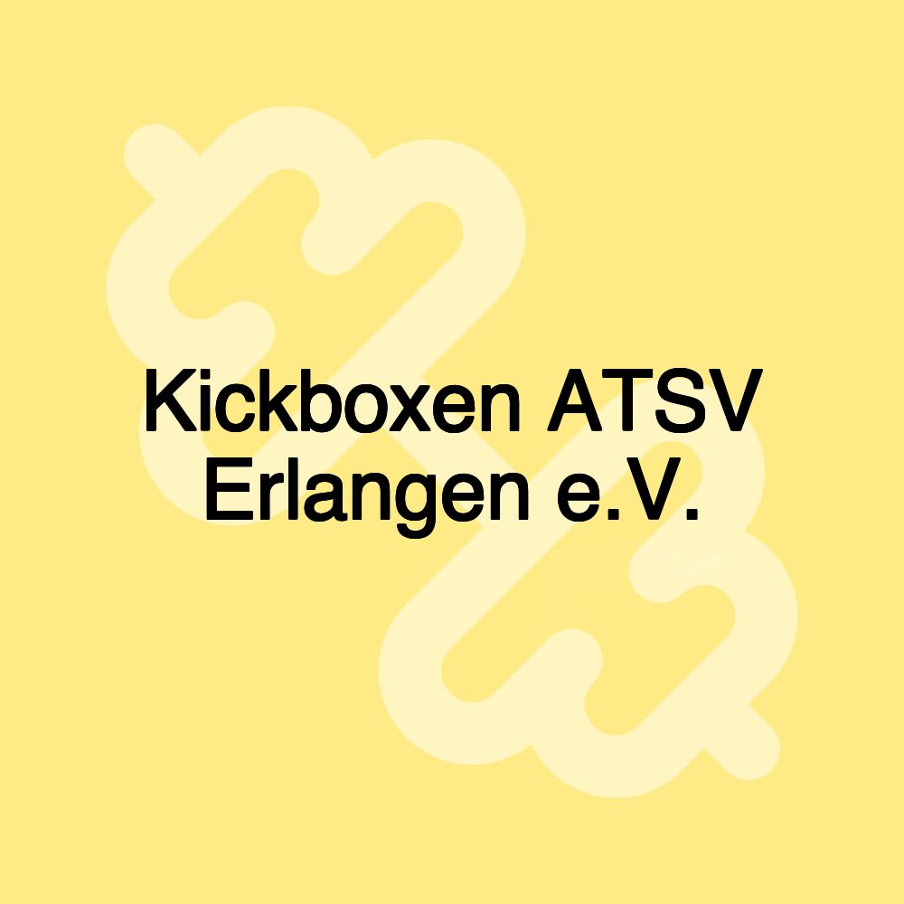 Kickboxen ATSV Erlangen e.V.