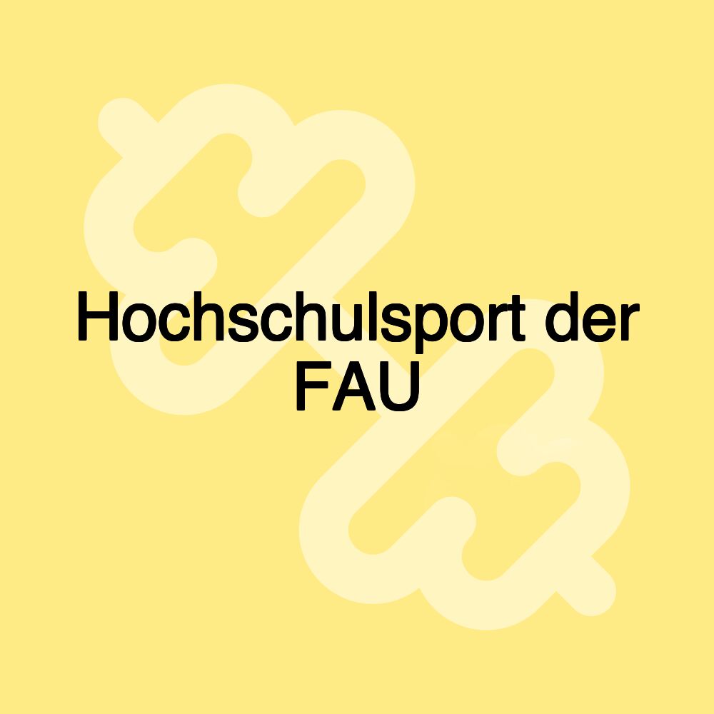 Hochschulsport der FAU