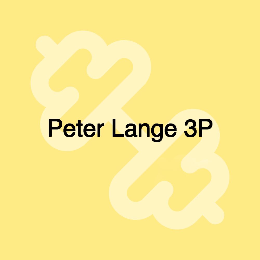 Peter Lange 3P