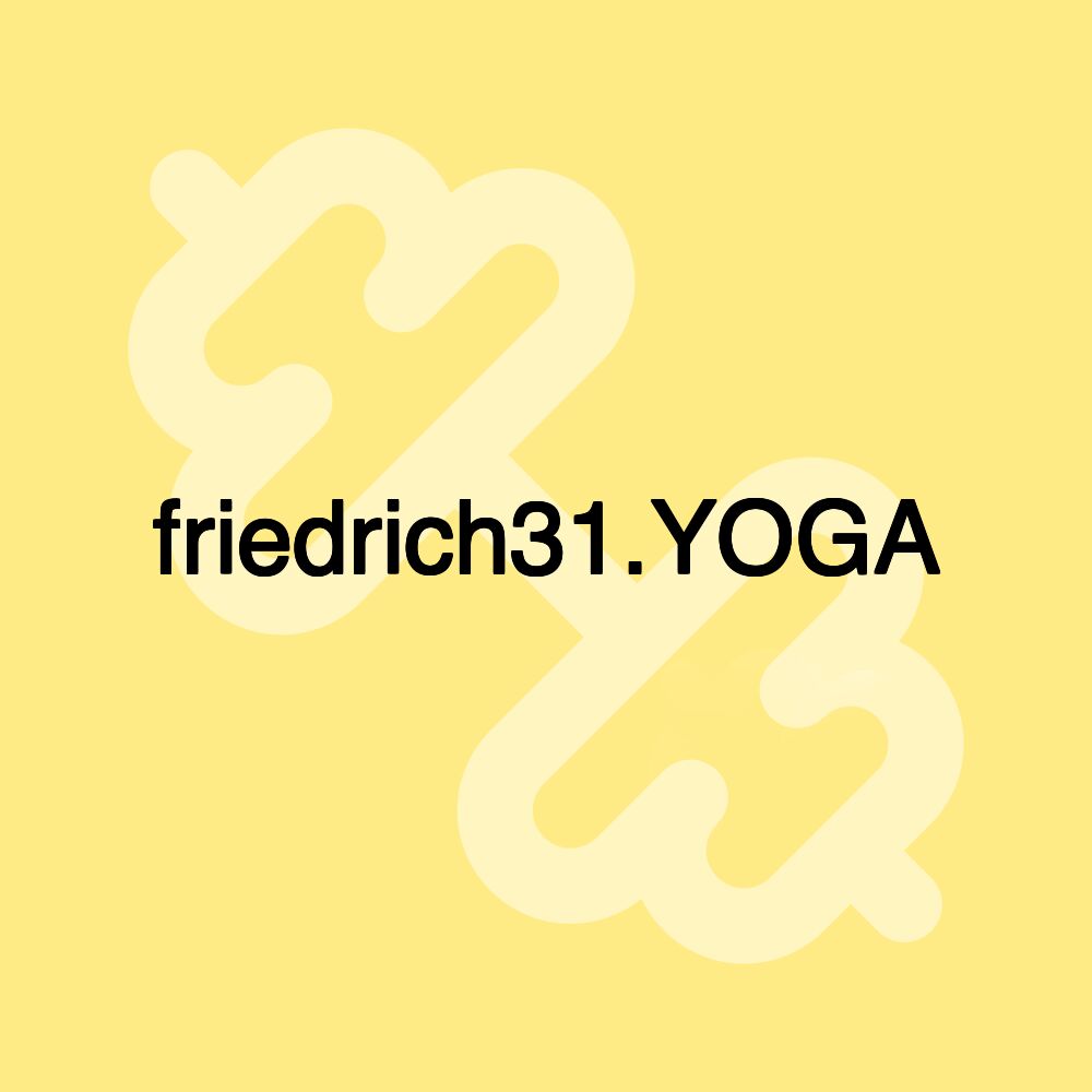 friedrich31.YOGA