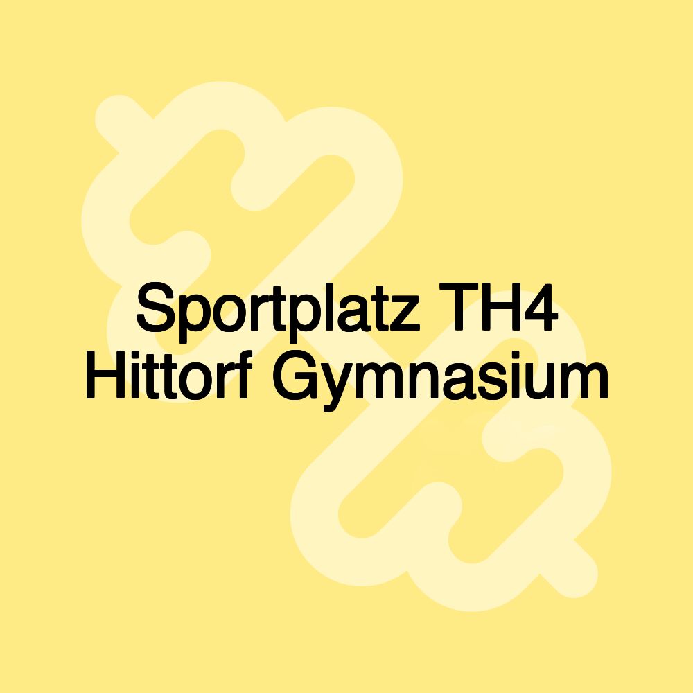 Sportplatz TH4 Hittorf Gymnasium