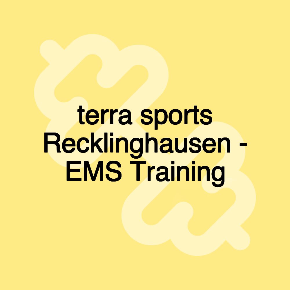 terra sports Recklinghausen - EMS Training