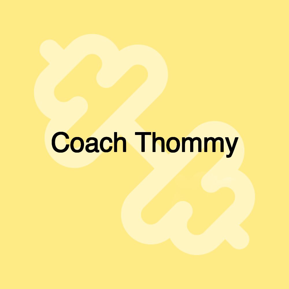 COACHING BY THOMMY