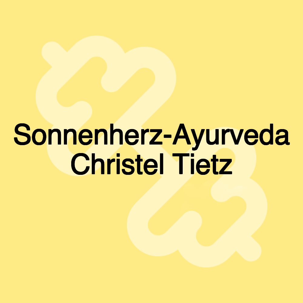 Sonnenherz-Ayurveda Christel Tietz