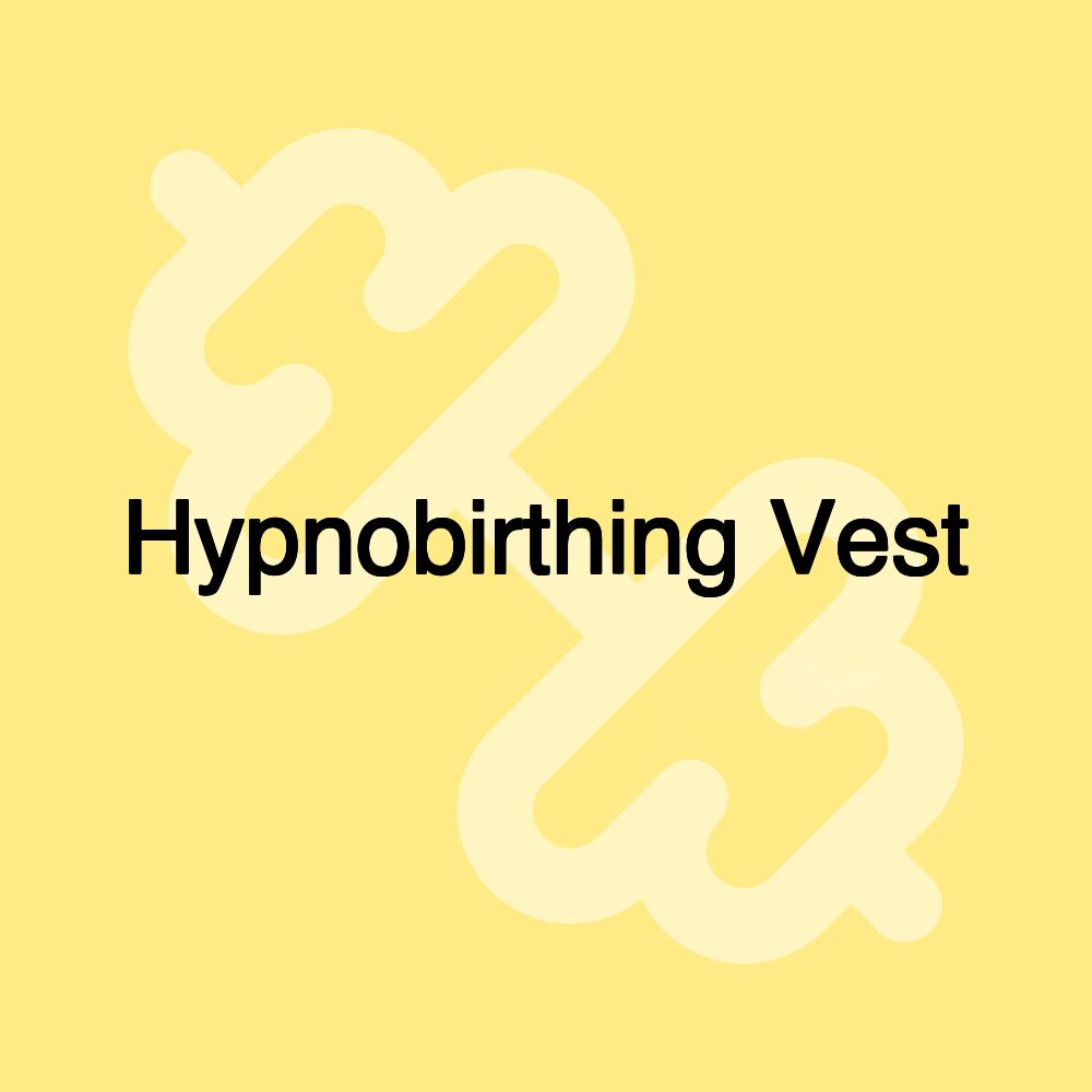 Hypnobirthing Vest