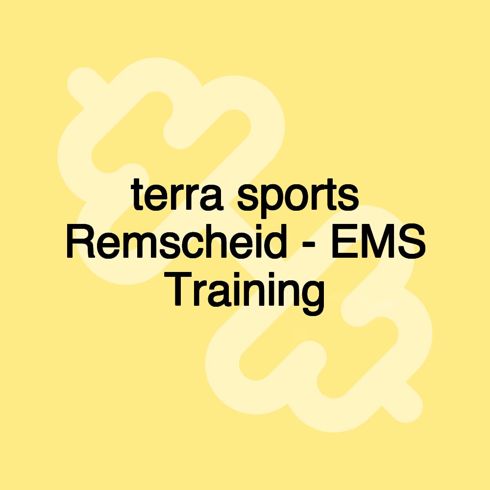 terra sports Remscheid - EMS Training