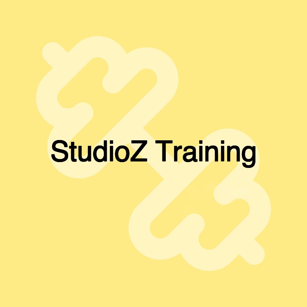 StudioZ Training