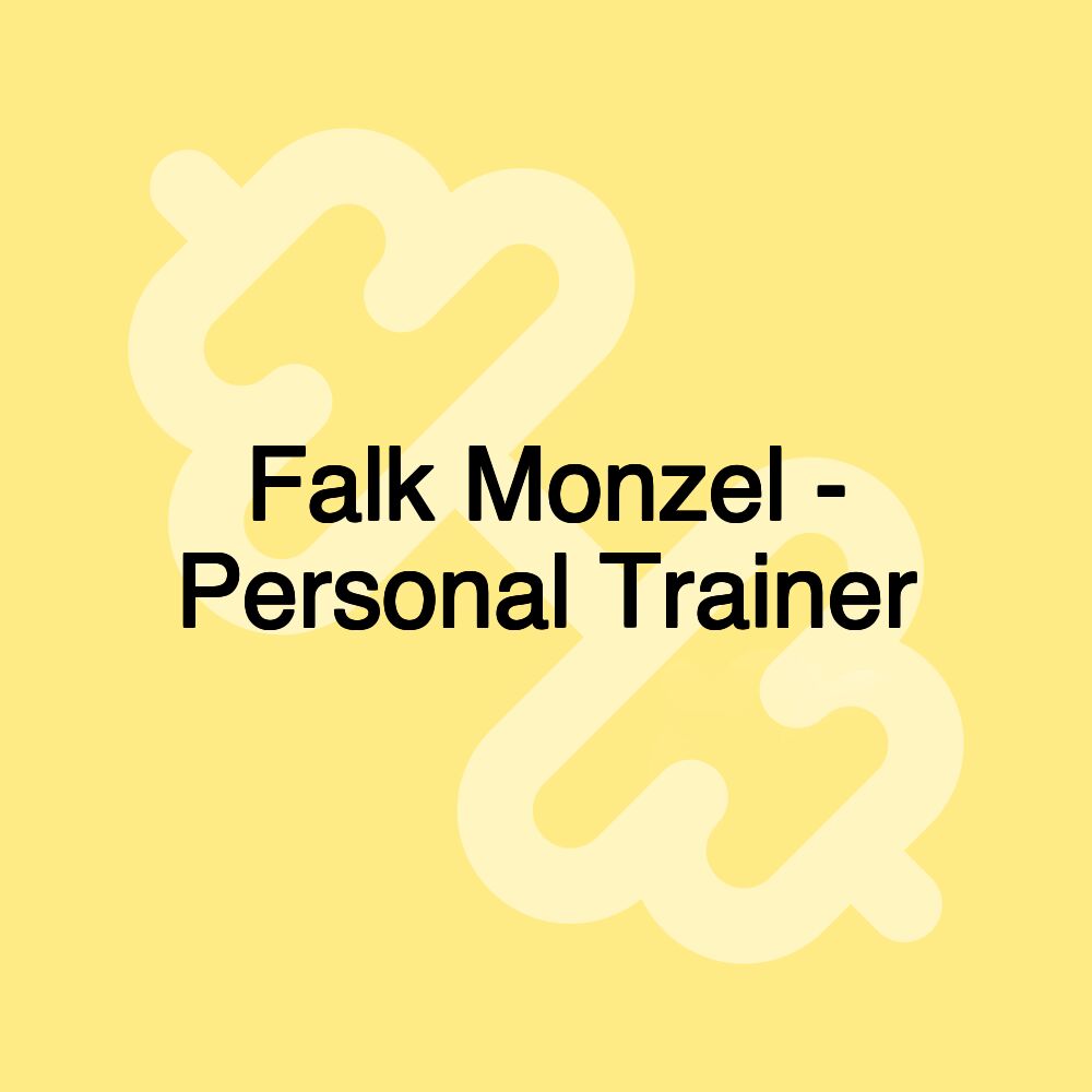 Falk Monzel - Personal Trainer