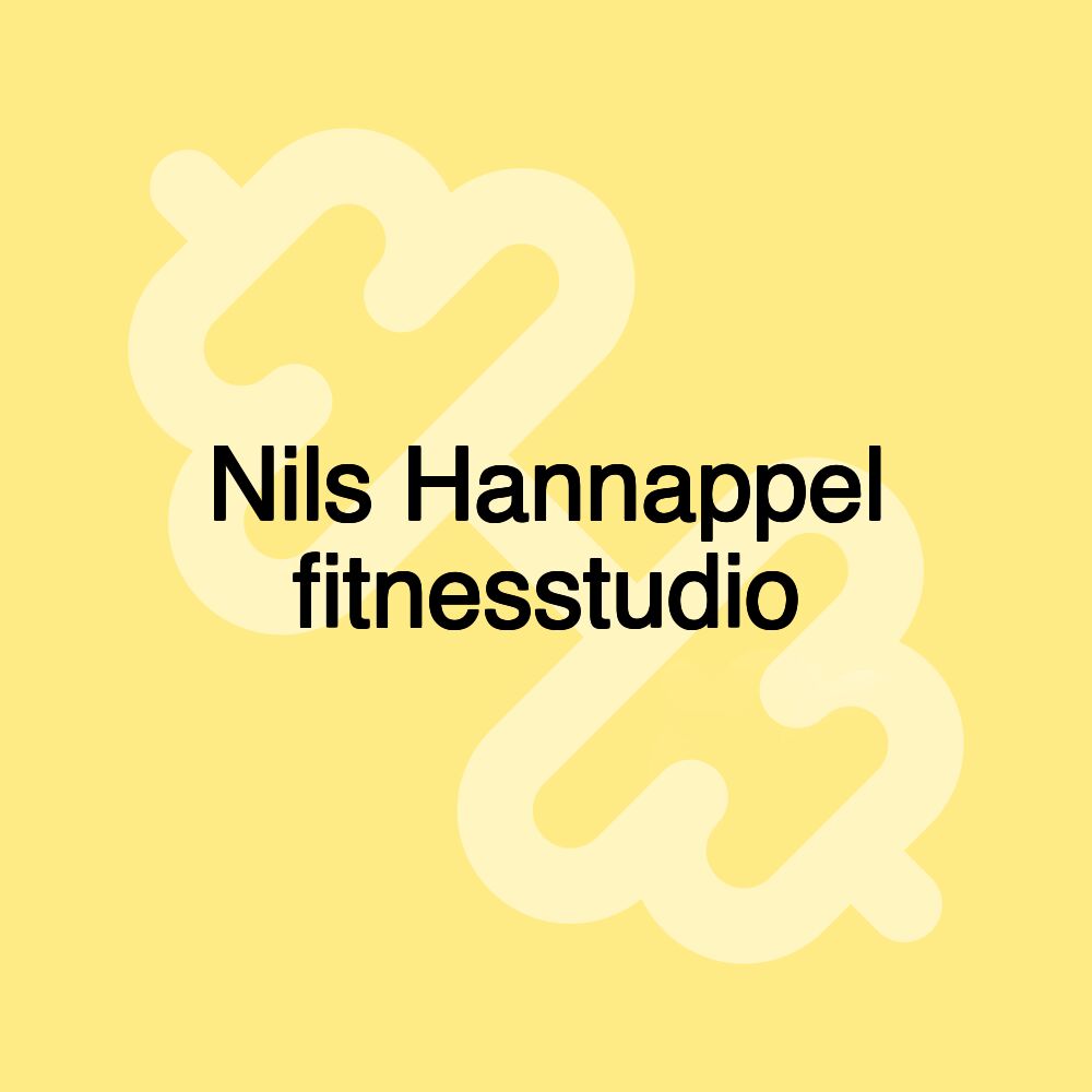 Nils Hannappel fitnesstudio