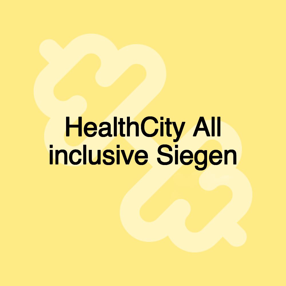 HealthCity All inclusive Siegen