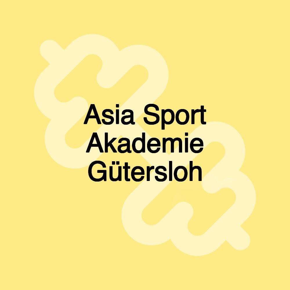 Asia Sport Akademie Gütersloh