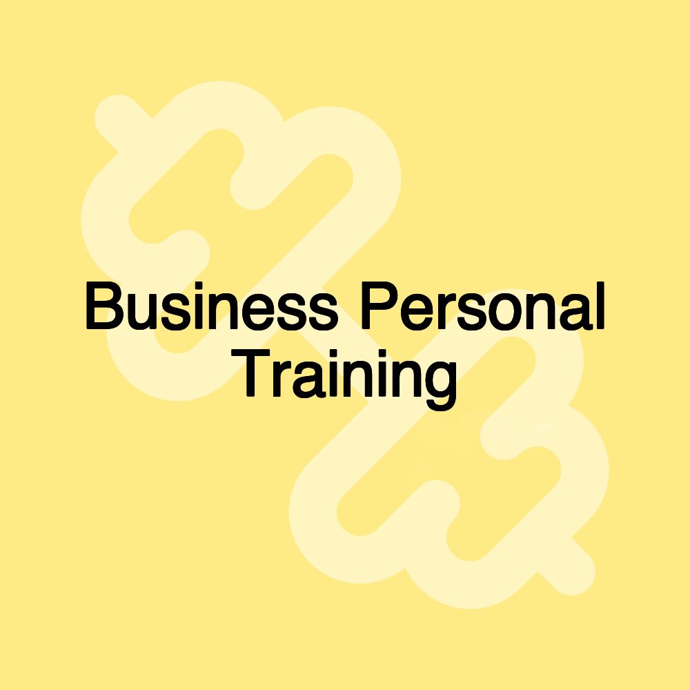 Business Personal Training