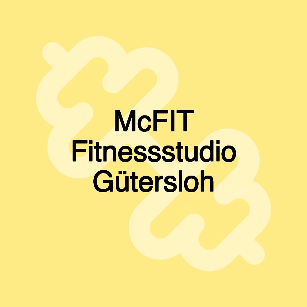 McFIT Fitnessstudio Gütersloh