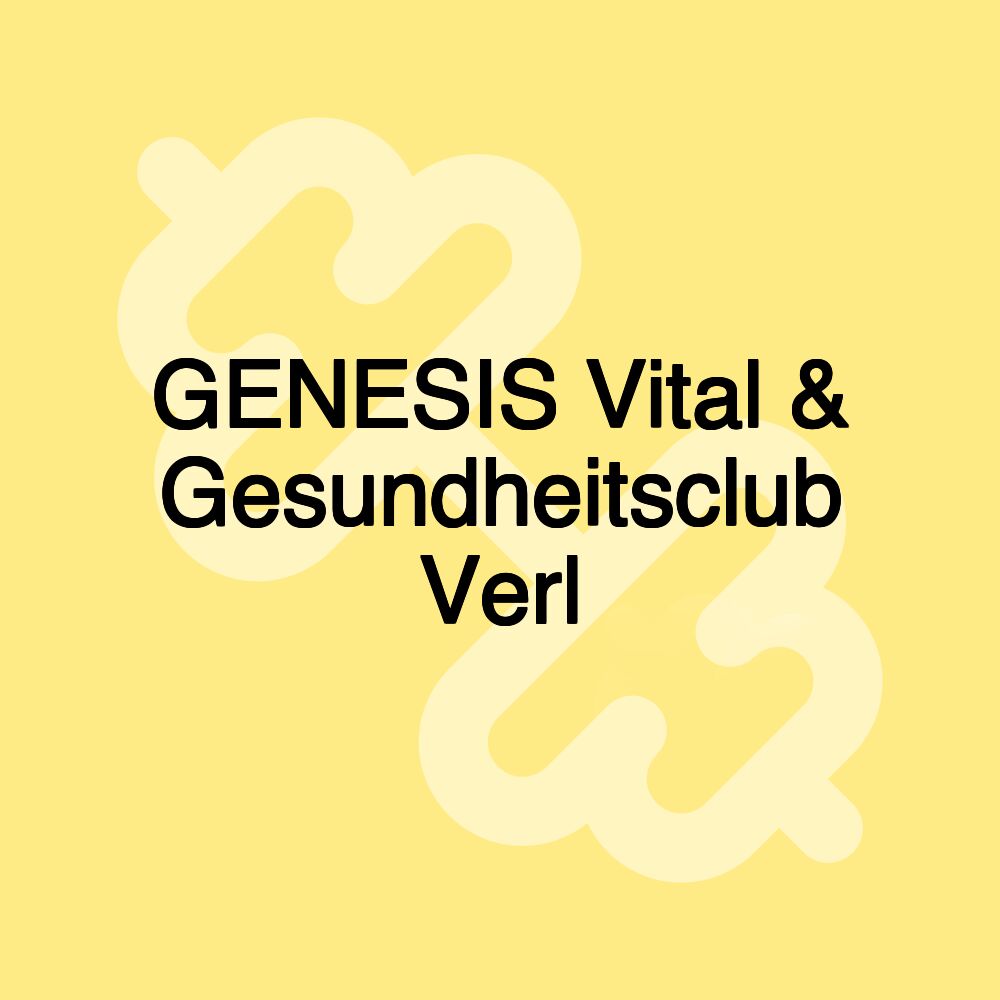 GENESIS Vital & Gesundheitsclub Verl