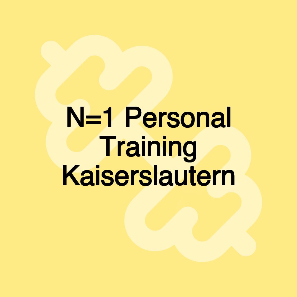 N=1 Personal Training Kaiserslautern